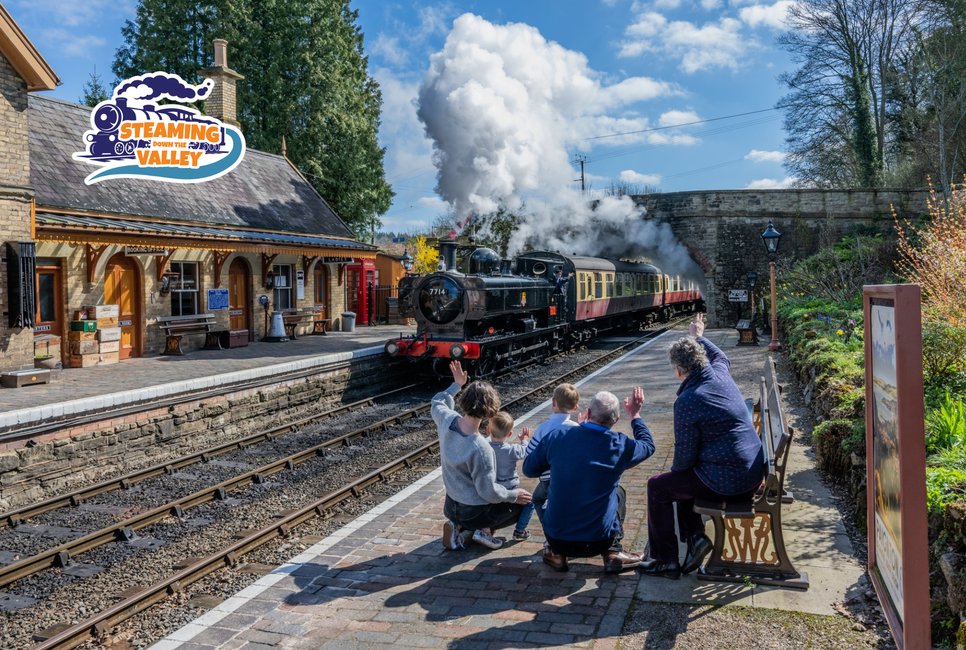 Steaming Down The Valley
